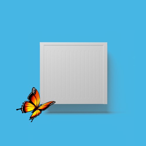 Aluminium 1600w Wall Mounted Electric Radiator - Standard