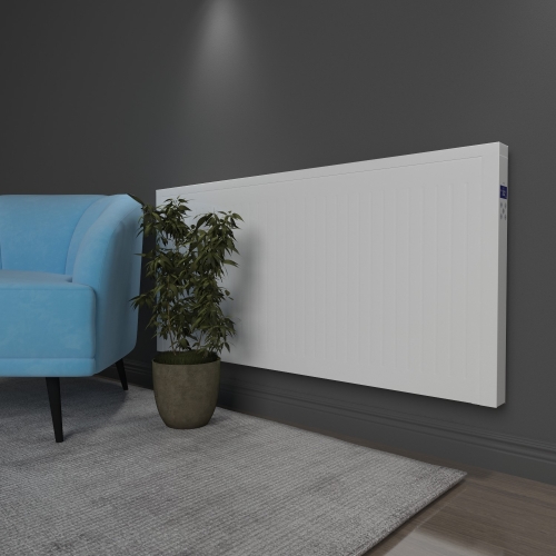 Aluminium 2500w Wall Mounted Electric Radiator - Standard